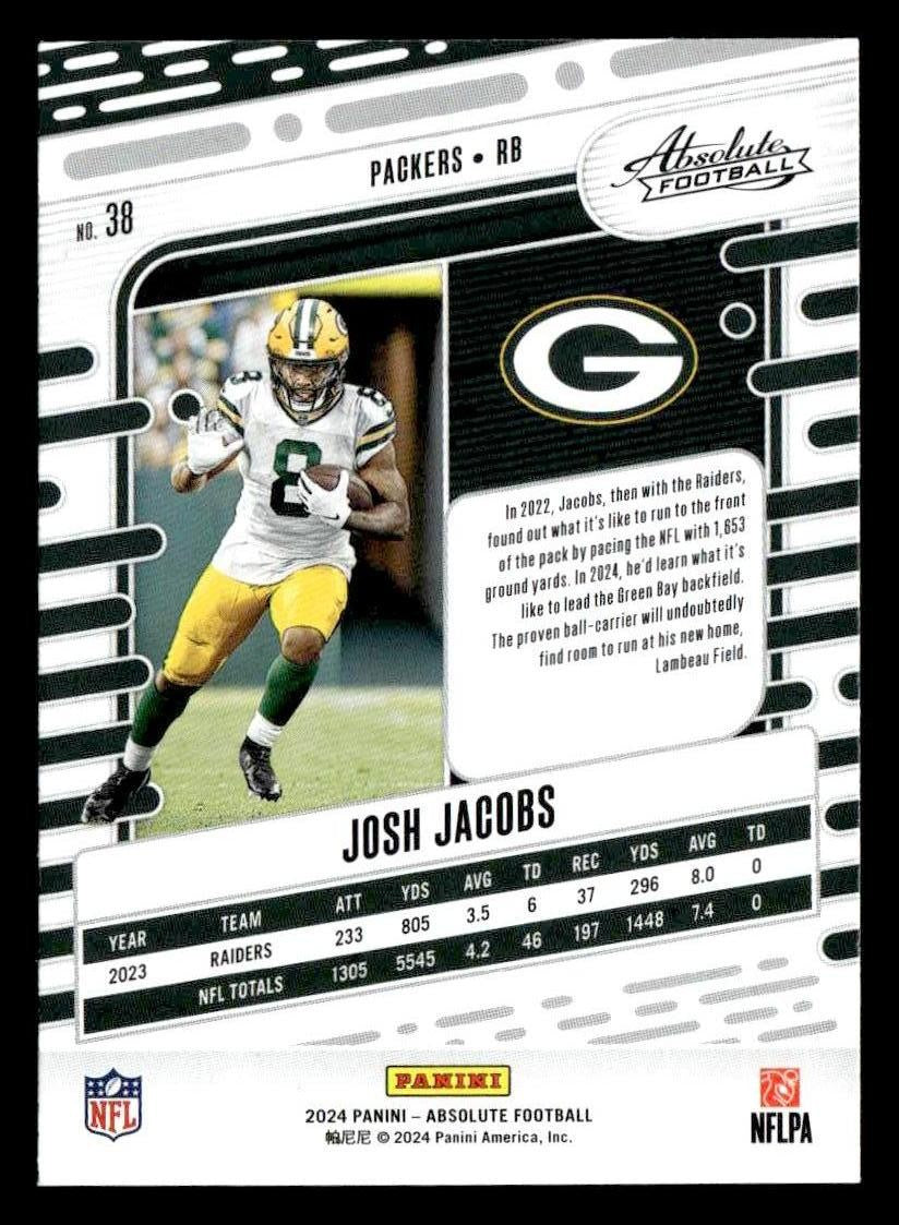 2024 Panini Absolute #38 Josh Jacobs Retail