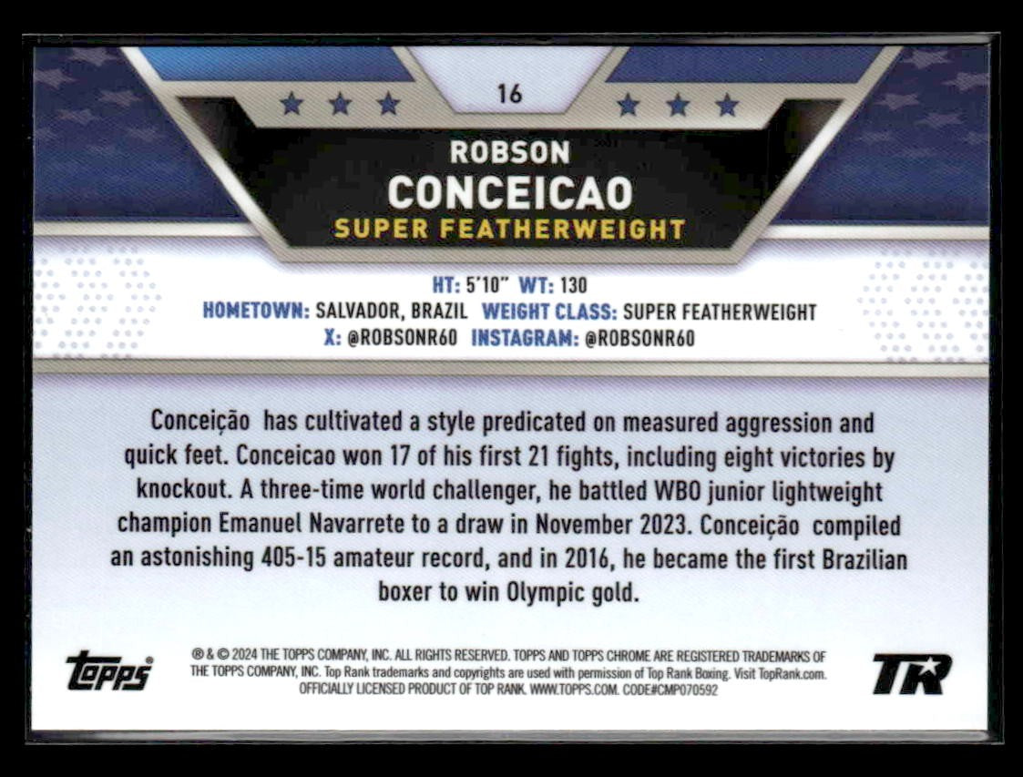 2024 Topps Chrome #16 Robson Conceicao