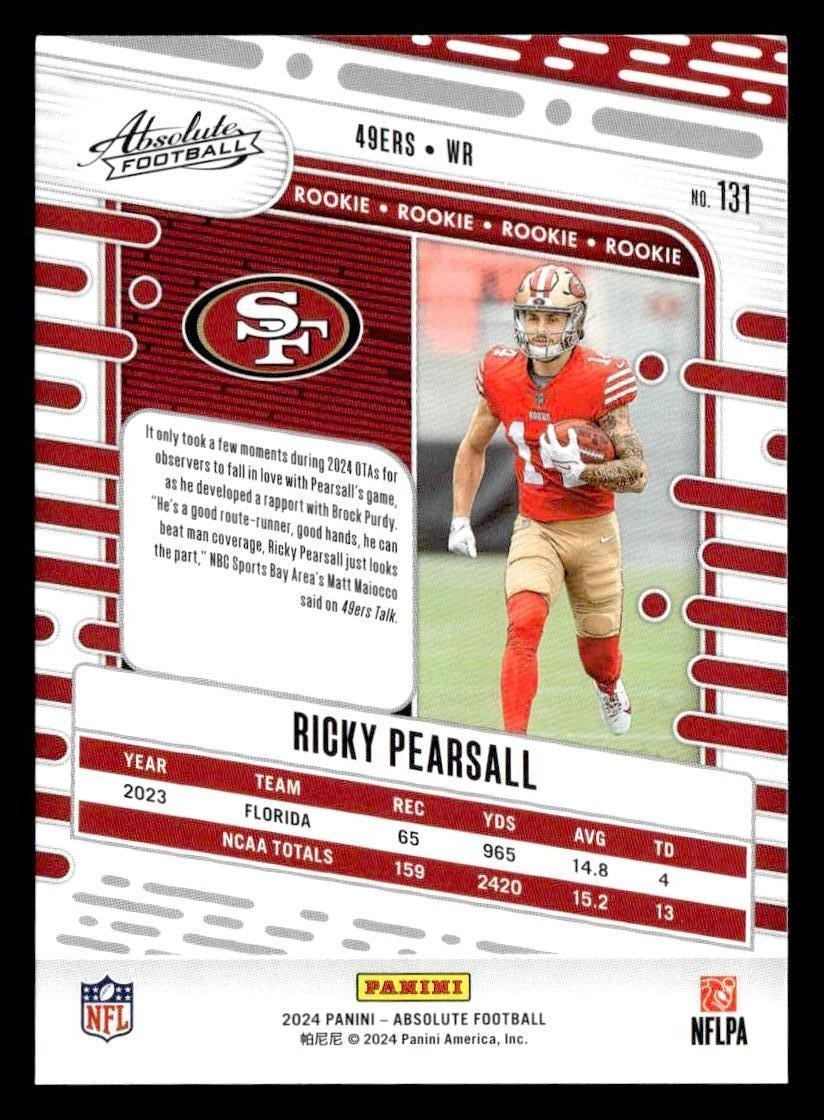 2024 Panini Absolute #131 Ricky Pearsall Retail