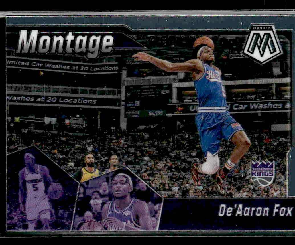 2019-20 Panini Mosaic #21 De'Aaron Fox Montage