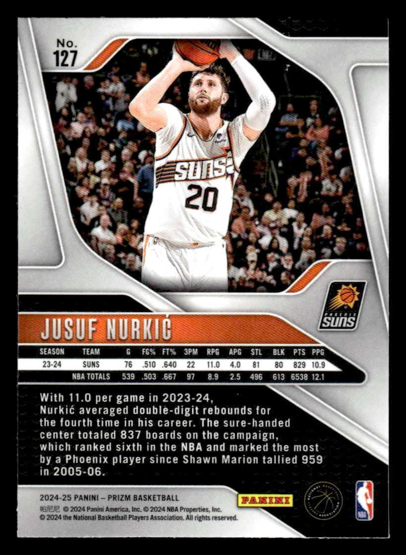 2024-25 Panini Prizm #127 Jusuf Nurkic
