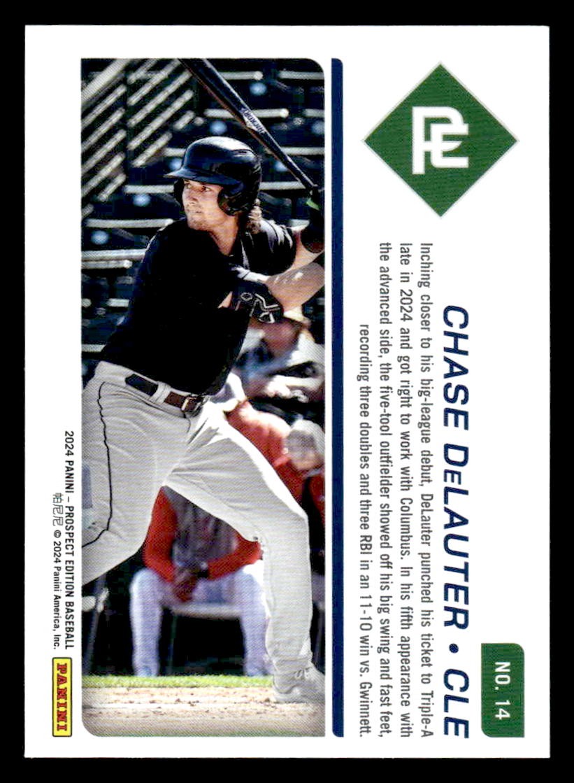 2024 Panini Prospect Edition #14 Chase DeLauter