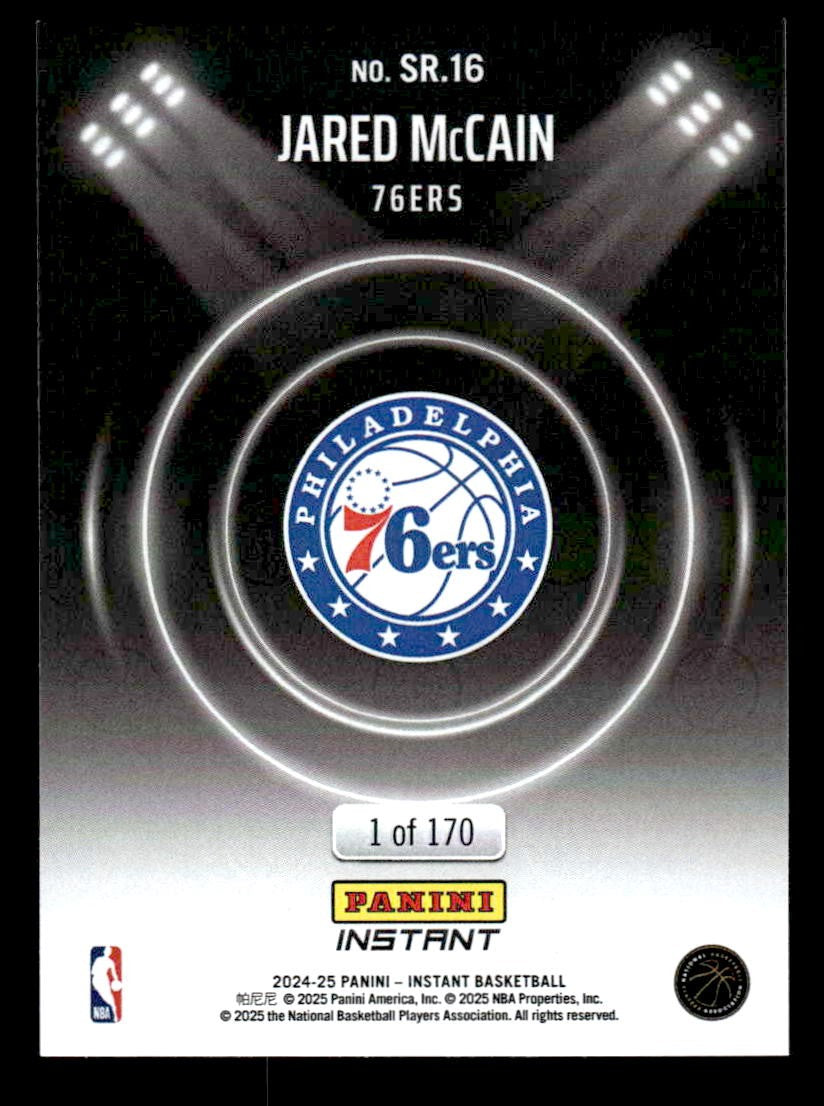 2024-25 Panini Instant NBA Spotlight Rookies #SR.16 Jared McCain