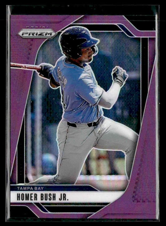 2025 Panini Prizm #127 Homer Bush Jr. Purple Prizm #/149