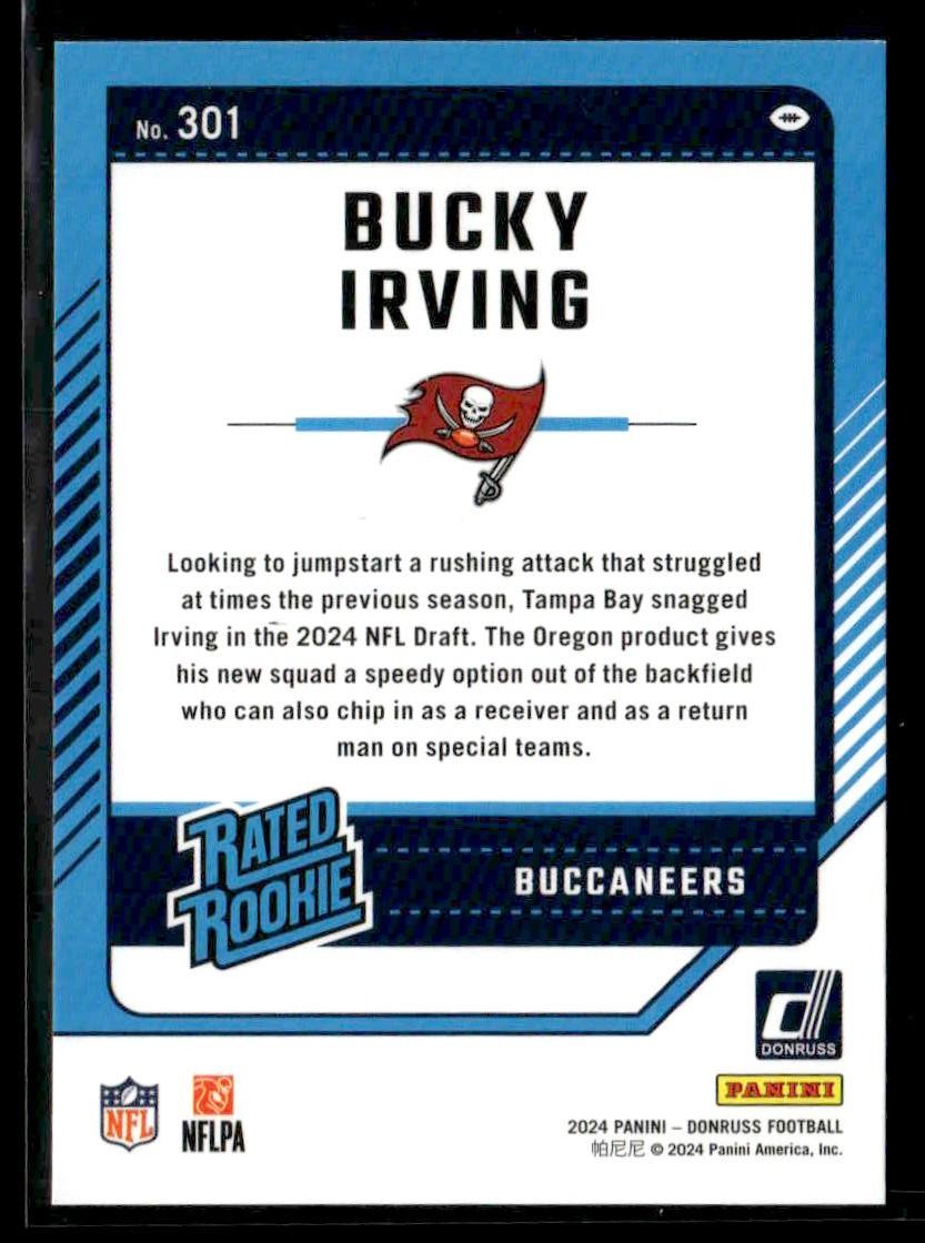 2024 Donruss #301 Bucky Irving