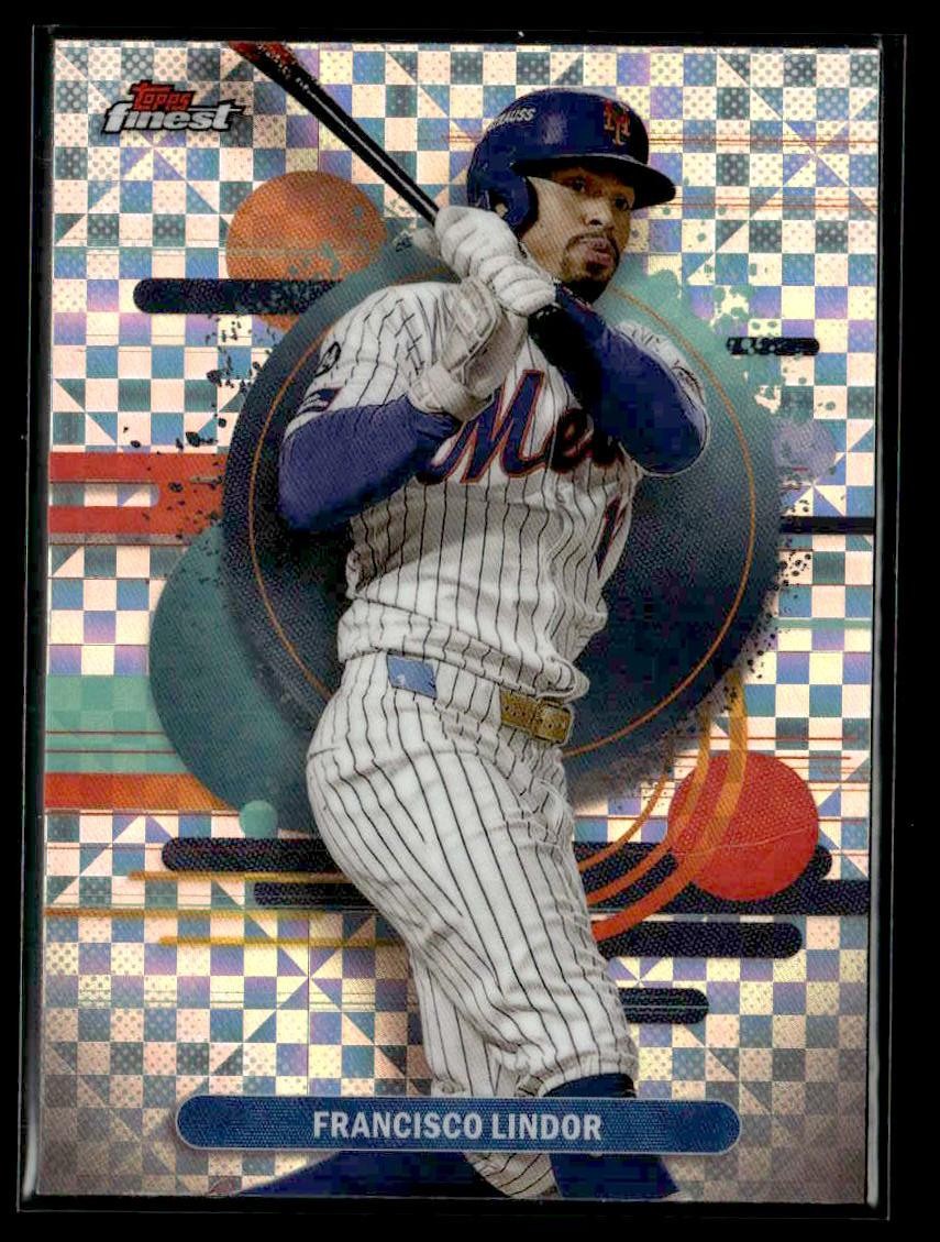 2025 Finest #113 Francisco Lindor Checkerboard