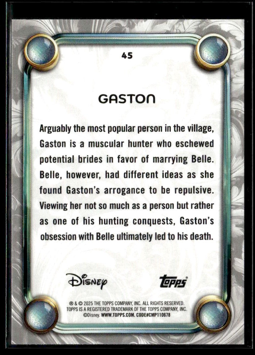 2025 Topps Disney Wonder #45 Gaston
