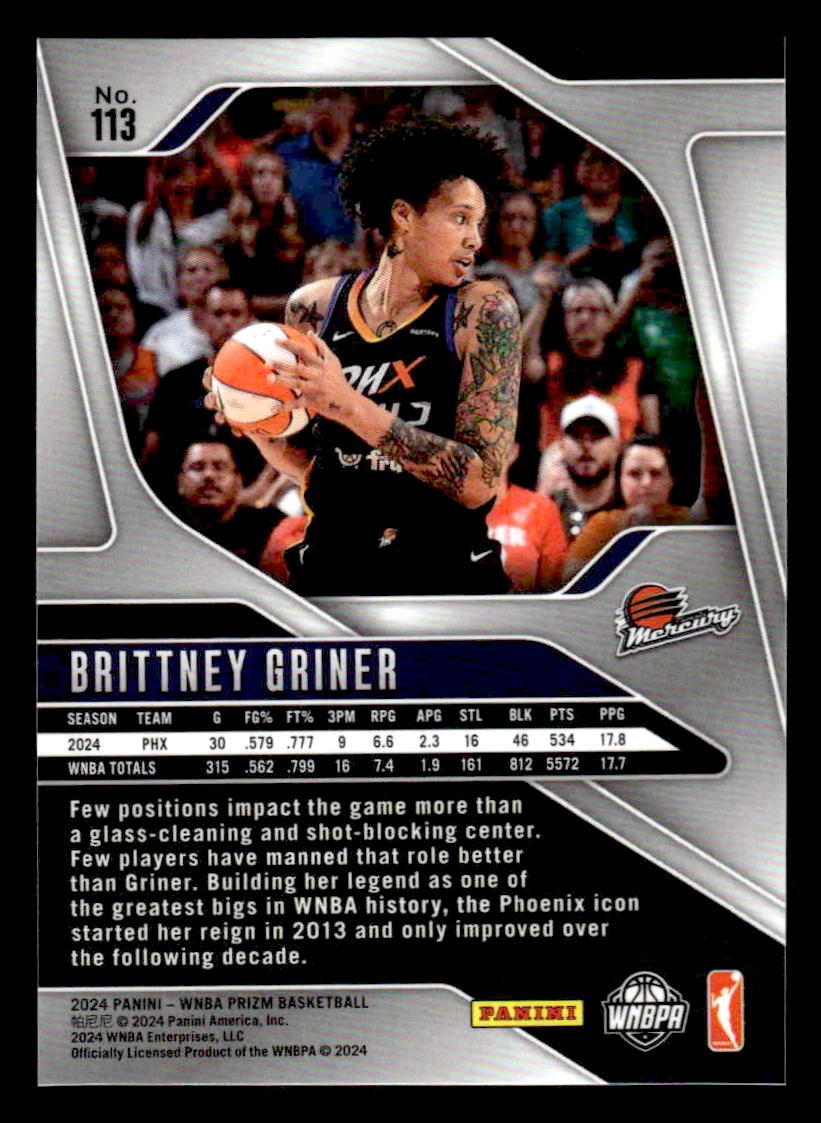 2024 Panini Prizm WNBA #113 Brittney Griner