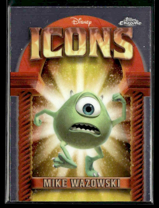 🌟 Mike Wazowski — 2025 Topps Chrome Disney Disney Icons #DI-21 🌟