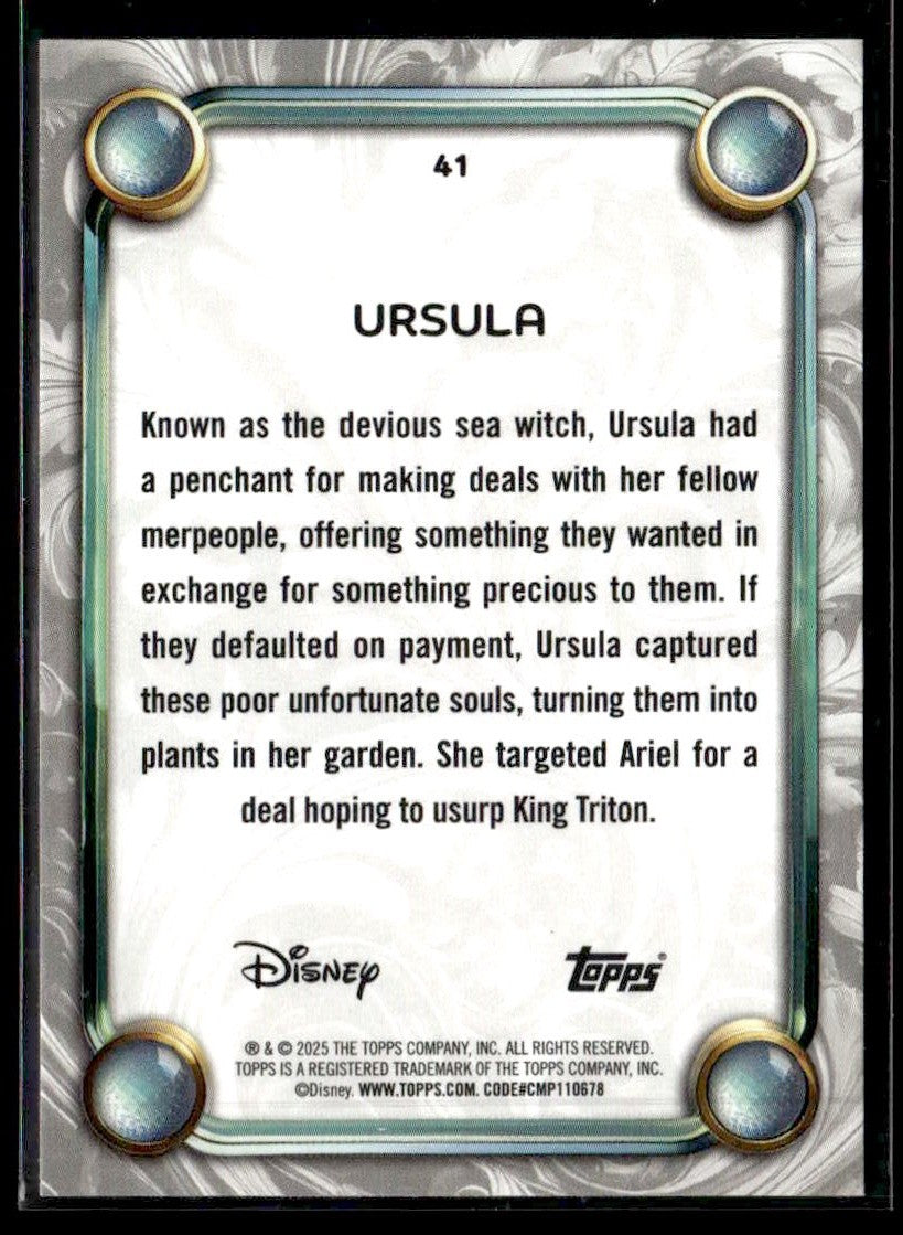 2025 Topps Disney Wonder #41 Ursula