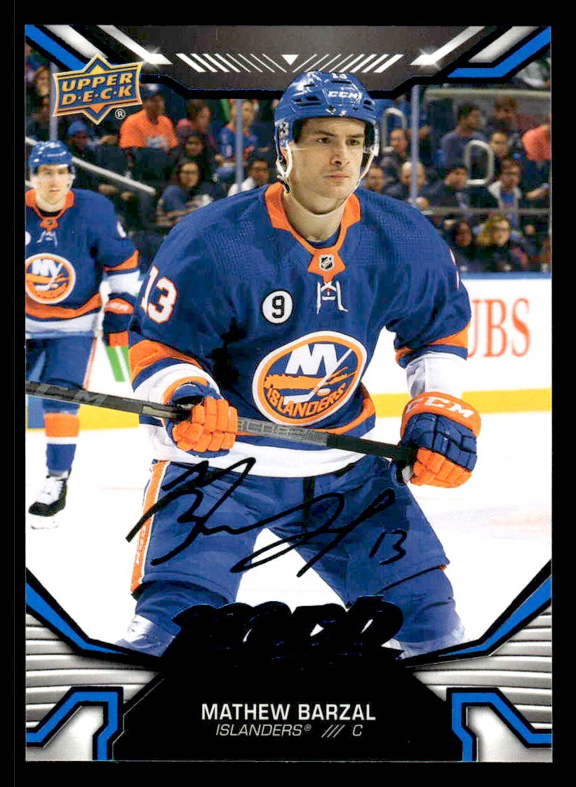 2022-23 Upper Deck MVP #32 Mathew Barzal Blue Script