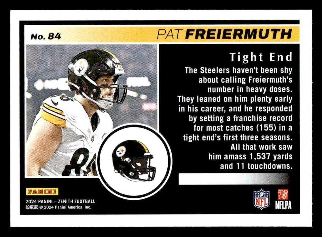 2024 Panini Zenith #84 Pat Freiermuth Retail