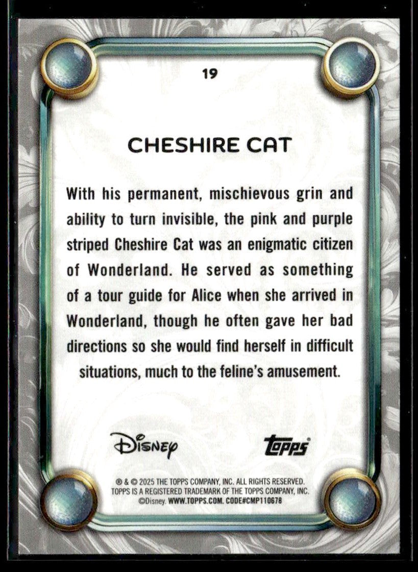 2025 Topps Disney Wonder #19 Cheshire Cat