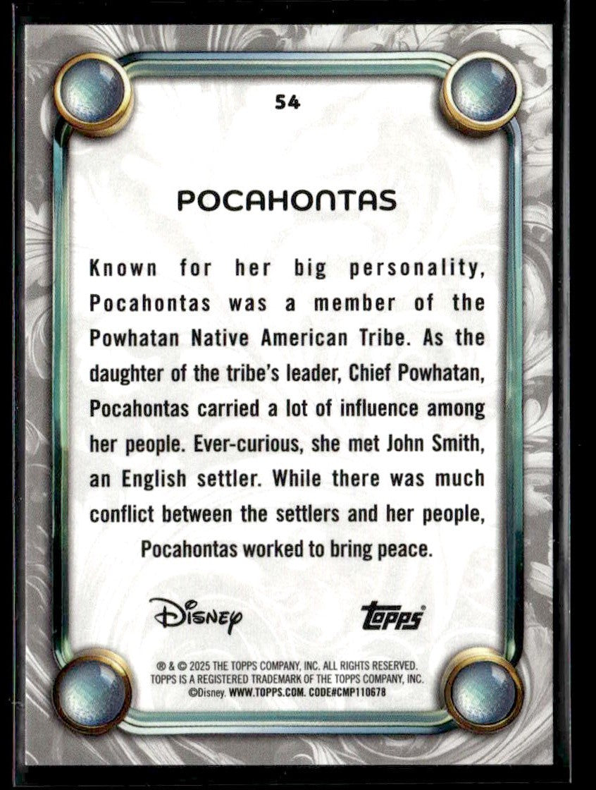 2025 Topps Disney Wonder #54 Pocahontas