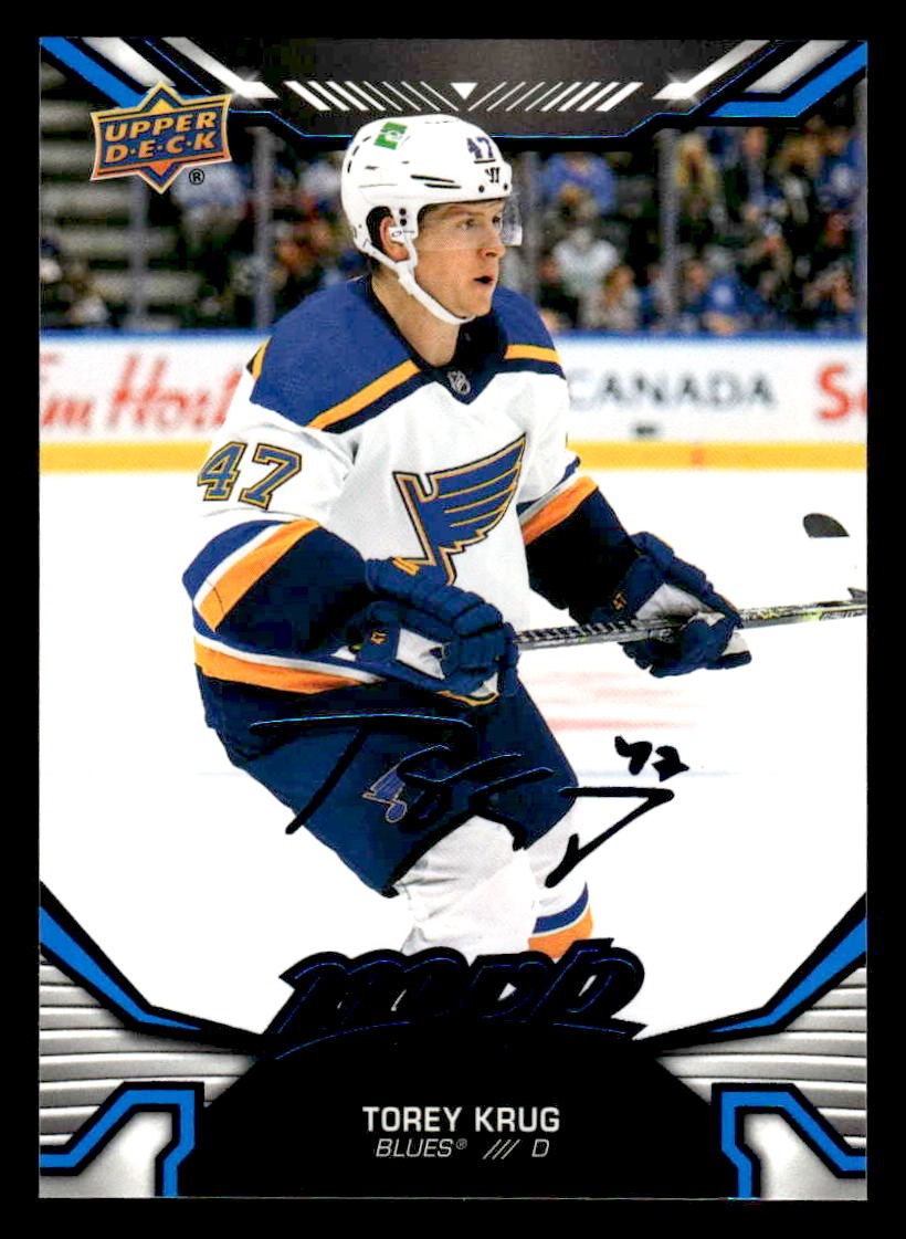 2022-23 Upper Deck MVP #133 Torey Krug Blue Script