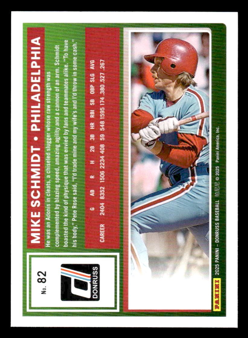 2025 Donruss #82 Mike Schmidt