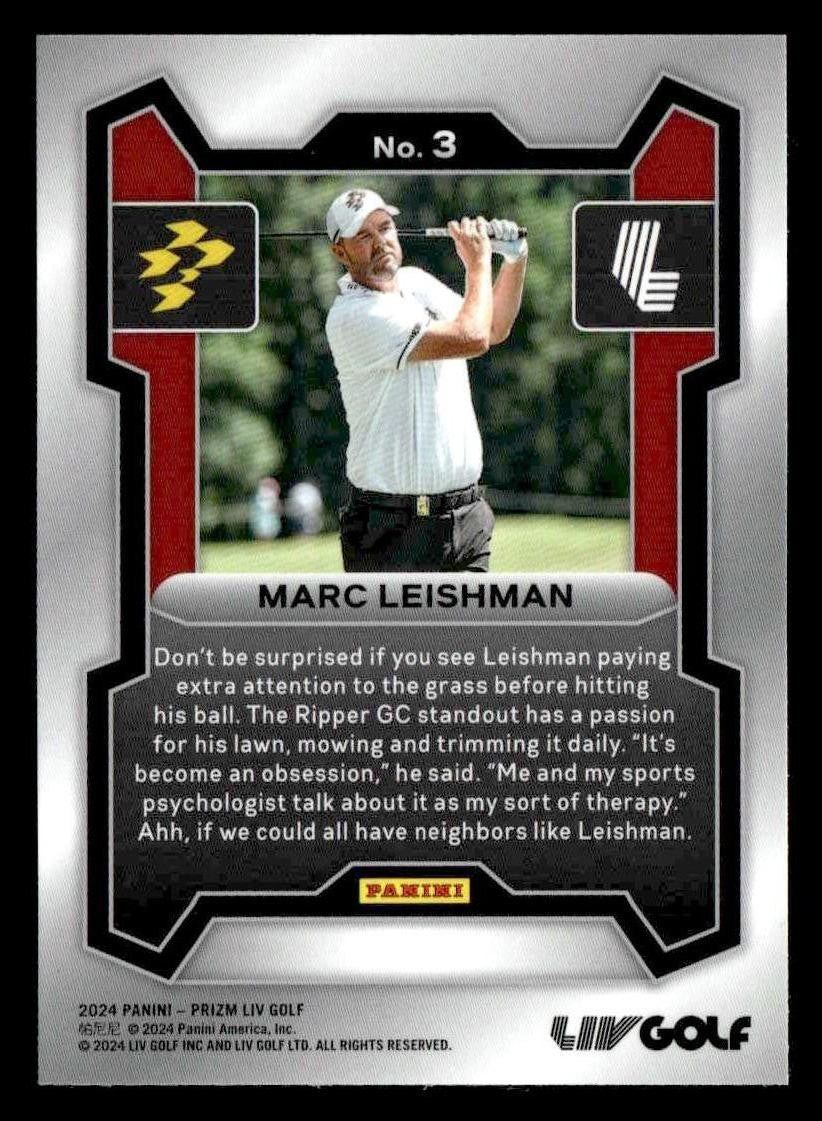 2024 Panini Prizm LIV #3 Marc Leishman