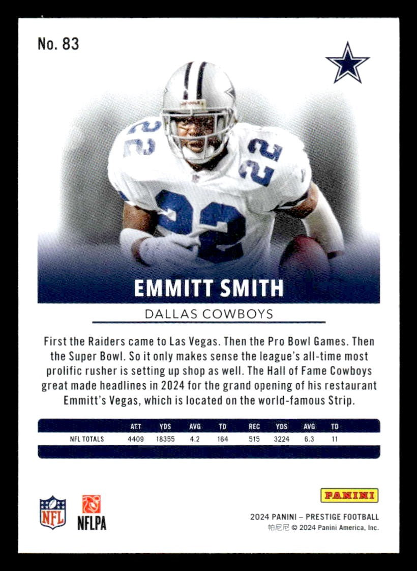 2024 Panini Prestige #83 Emmitt Smith