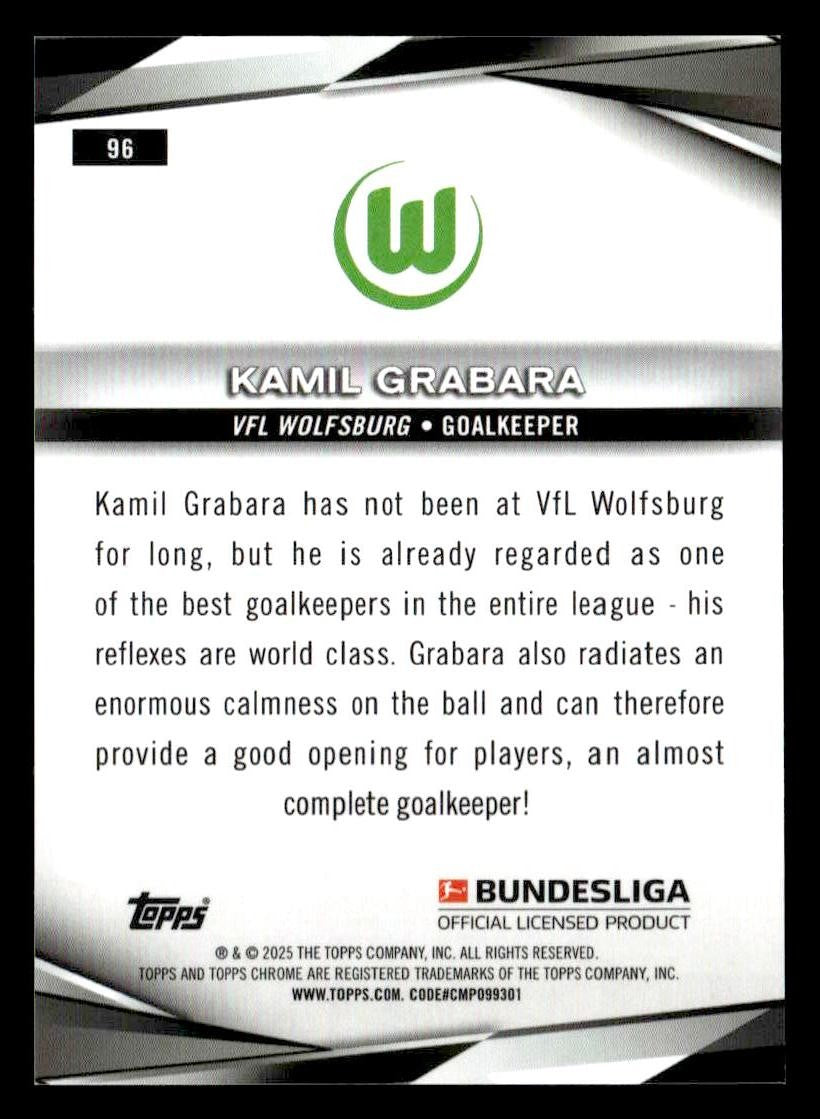 2024-25 Topps Chrome Bundesliga #96 Kamil Grabara
