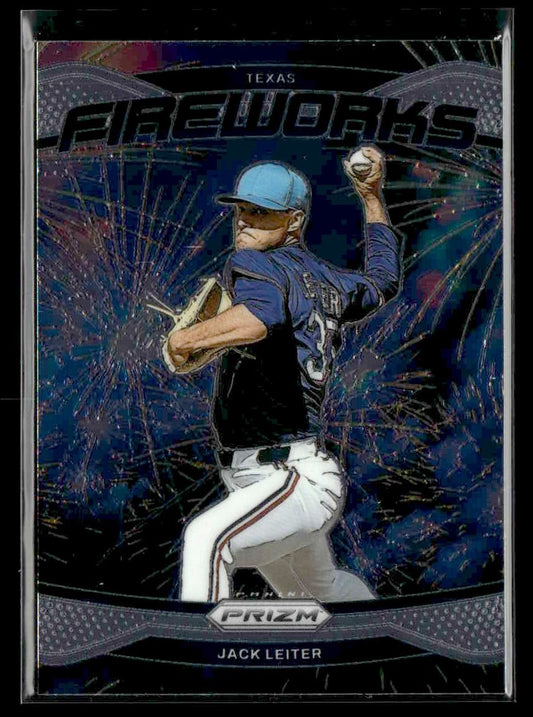 2025 Panini Prizm #7 Jack Leiter Fireworks