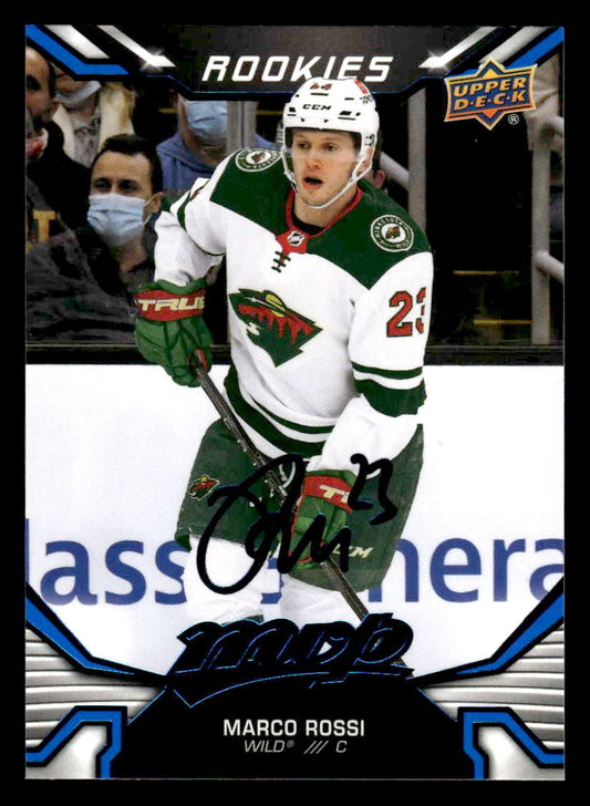 2022-23 Upper Deck MVP #221 Marco Rossi Blue Script