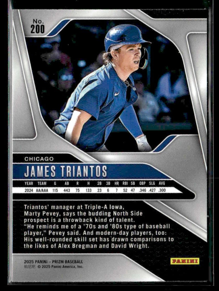 2025 Panini Prizm #200 James Triantos