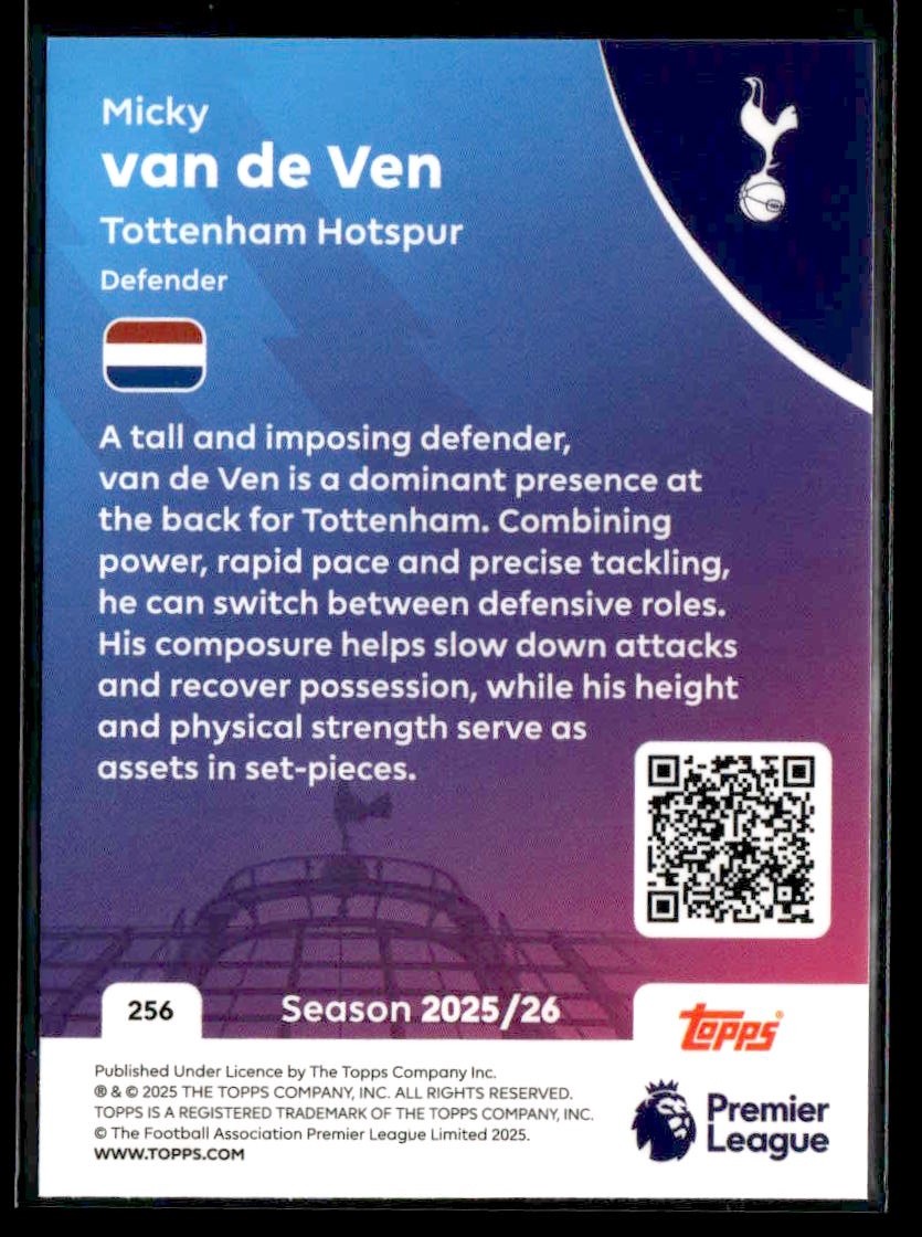 2025-26 Topps Premier League #256 Micky van de Ven