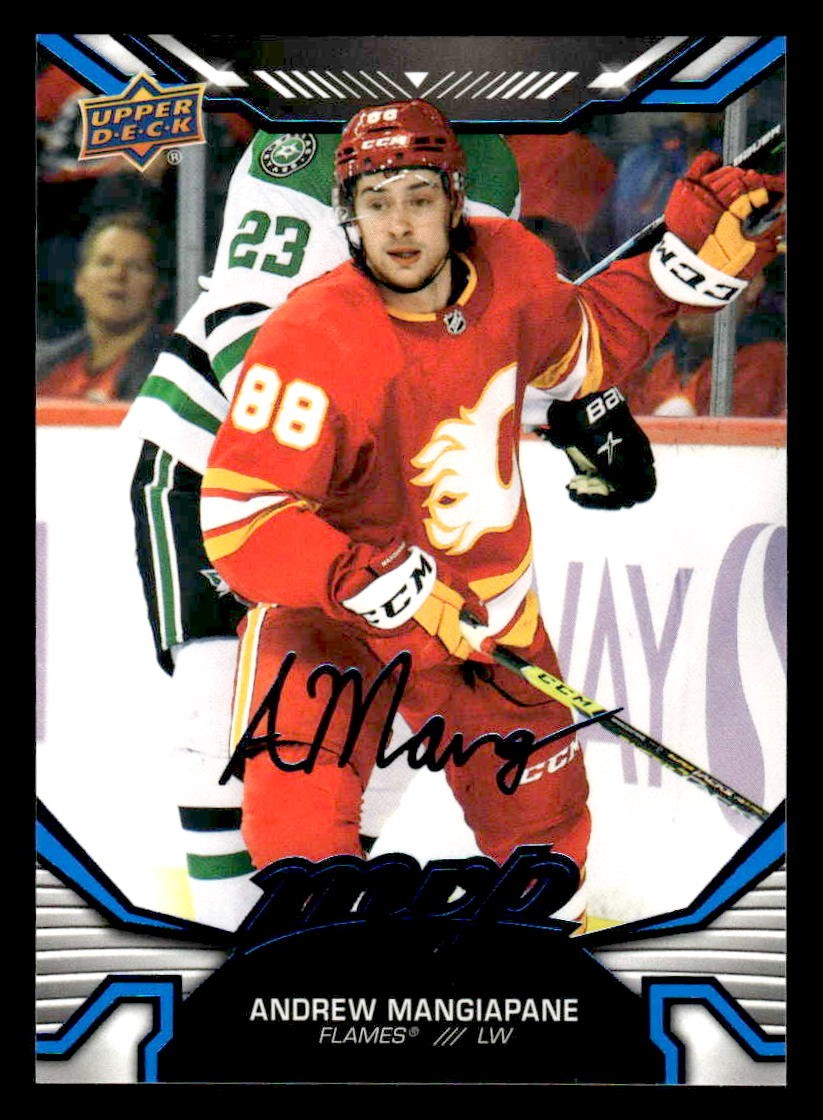 2022-23 Upper Deck MVP #176 Andrew Mangiapane Blue Script