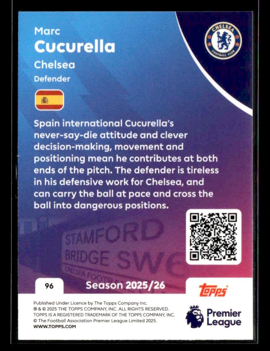 2025-26 Topps Premier League #96 Marc Cucurella