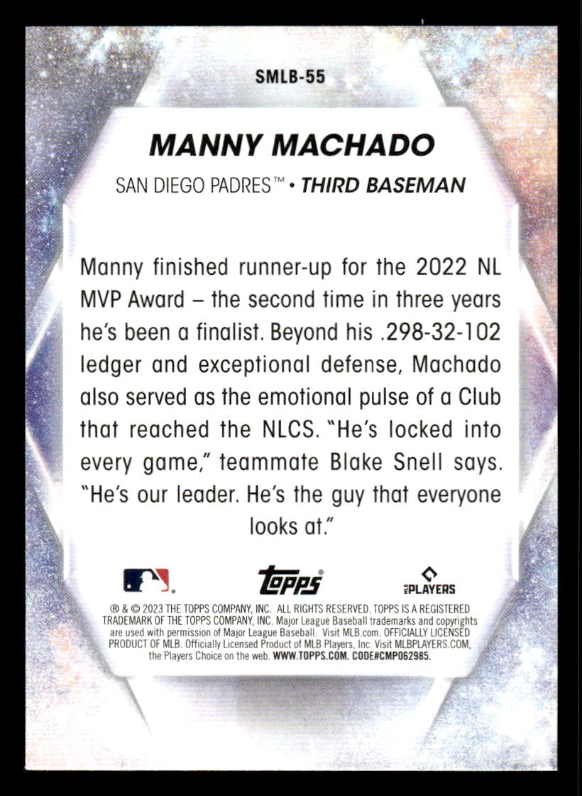2023 Topps #SMLBC-55 Manny Machado Stars of MLB Chrome