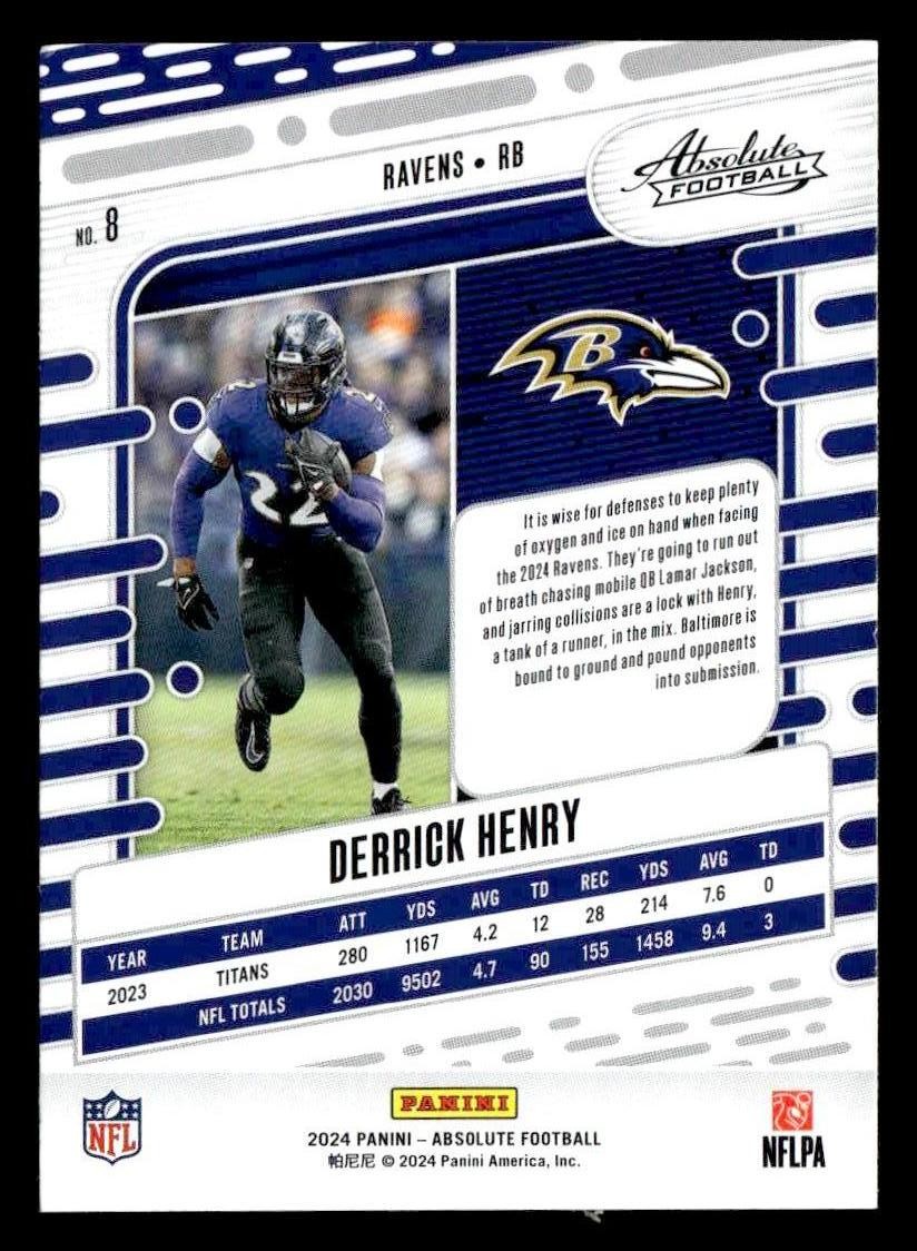 2024 Panini Absolute #8 Derrick Henry Retail