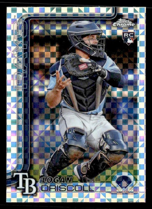 2025 Topps Chrome #185 Logan Driscoll X-Fractors