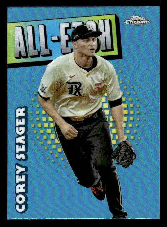 2025 Topps Chrome #CAE-13 Corey Seager Chrome All-Etch