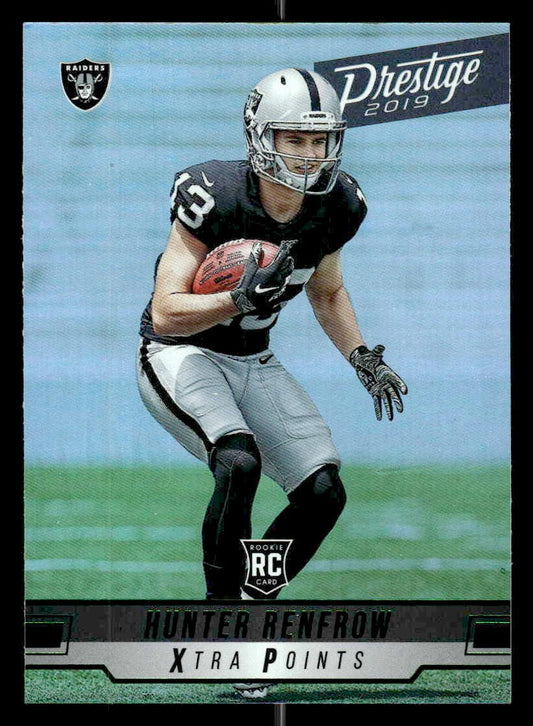 2019 Panini Prestige #252 Hunter Renfrow Xtra Points Green