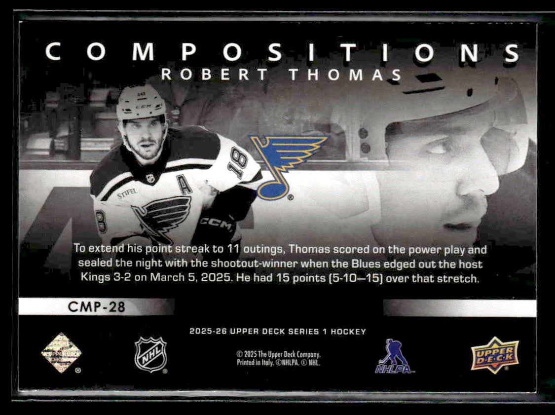 2025-26 Upper Deck #CMP-28 Robert Thomas Compositions