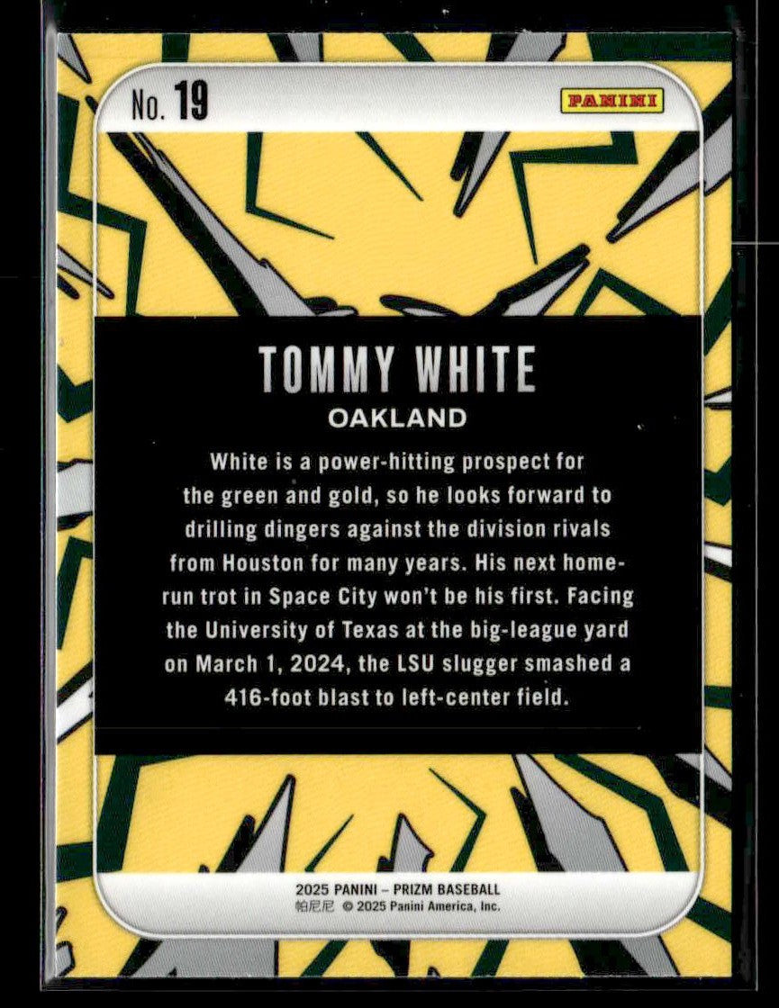2025 Panini Prizm #19 Tommy White Dingers!