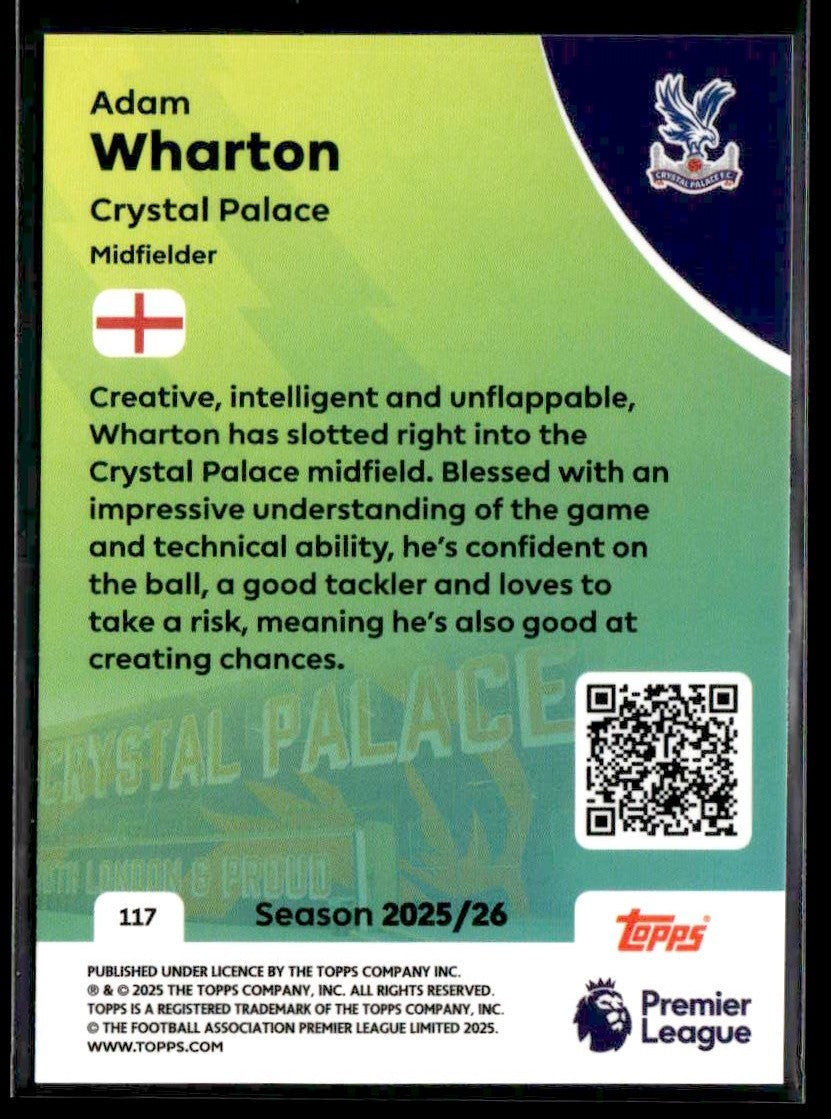 2025-26 Topps Premier League #117 Adam Wharton