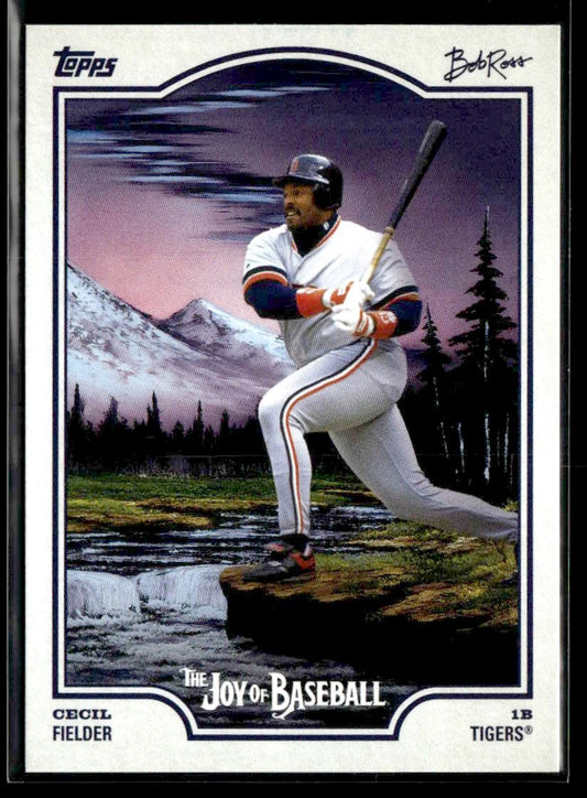 2025 Topps x Bob Ross: The Joy of Baseball #57 Cecil Fielder
