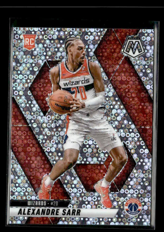2024-25 Panini Mosaic #216 Alexandre Sarr Fast Break Silver Mosaic