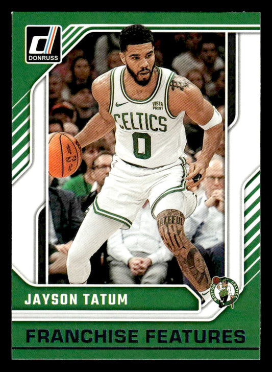 2024-25 Donruss #6 Jayson Tatum Franchise Features