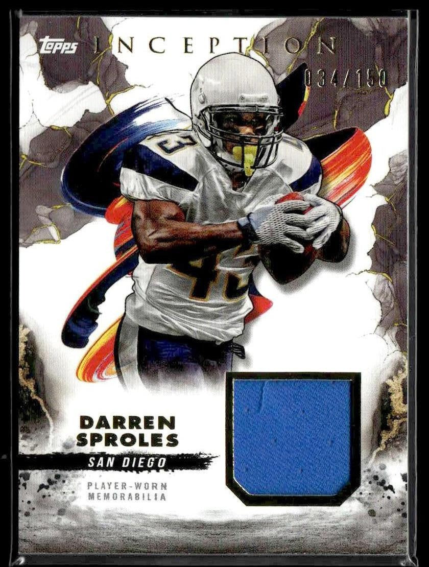 2024 Topps Inception #RC-DSP Darren Sproles Relics #/150