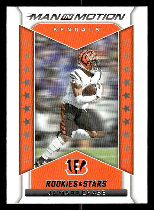 2022 Panini Rookies & Stars #MM-14 Ja'Marr Chase Man In Motion
