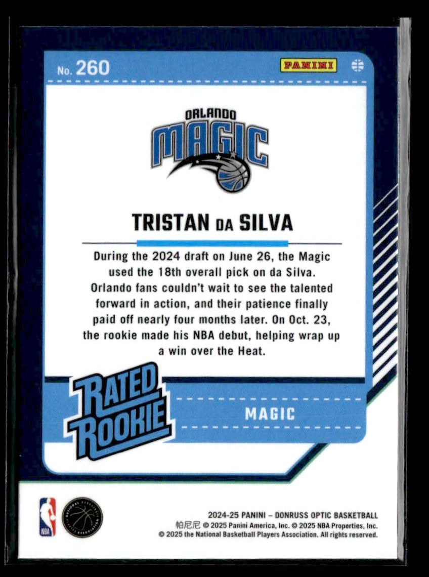 2024-25 Donruss Optic #260 Tristan da Silva