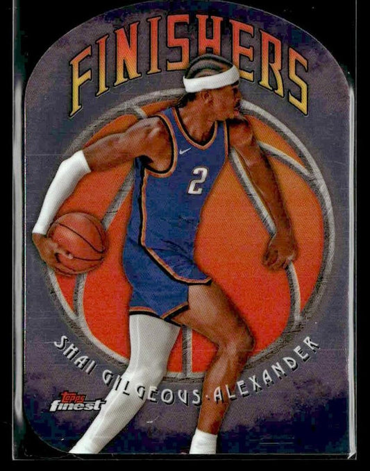 2024-25 Topps Finest #F-1 Shai Gilgeous-Alexander Finishers
