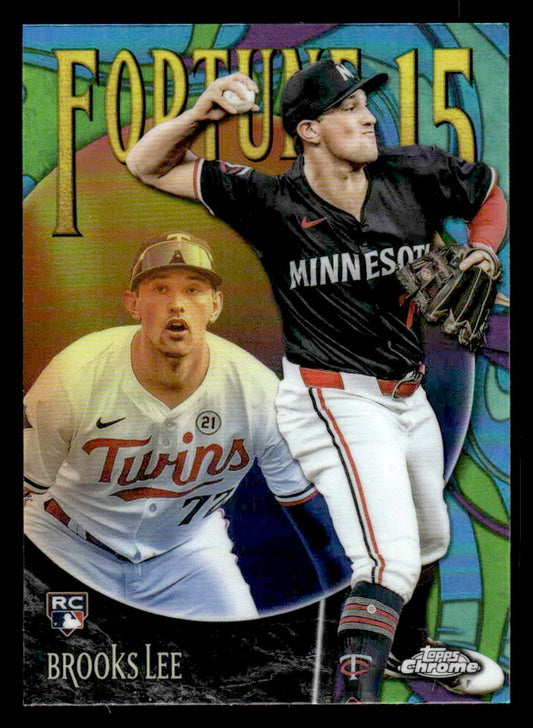 2025 Topps Chrome #F15-14 Brooks Lee Fortune 15