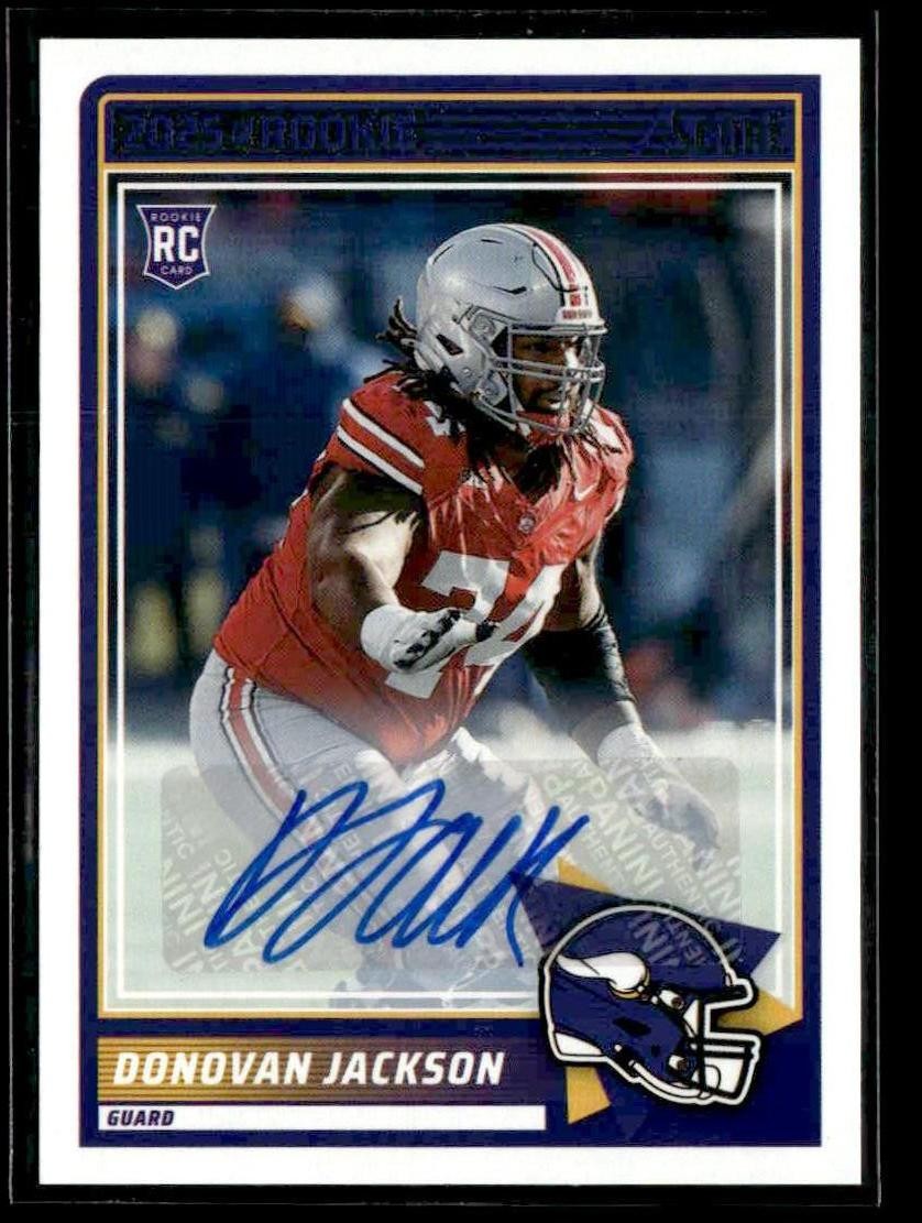 2025 Score #90 Donovan Jackson Base Rookie Signatures