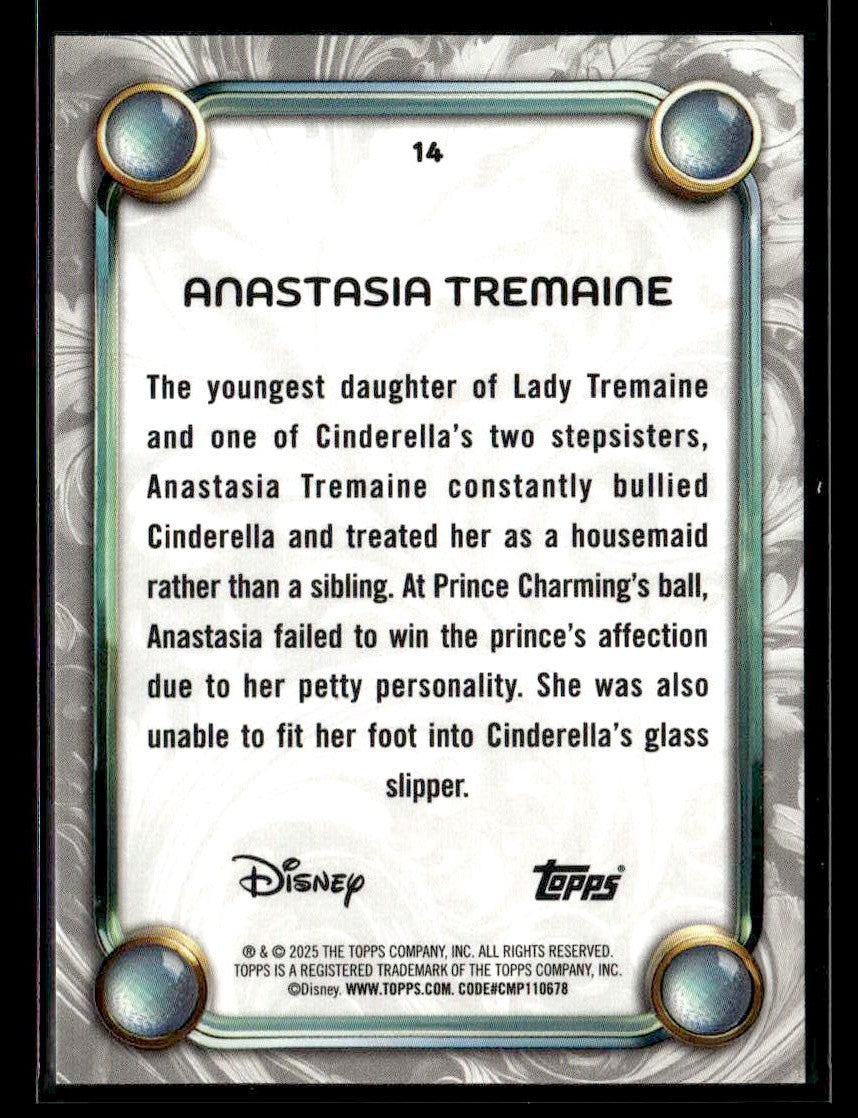 2025 Topps Disney Wonder #14 Anastasia Tremaine