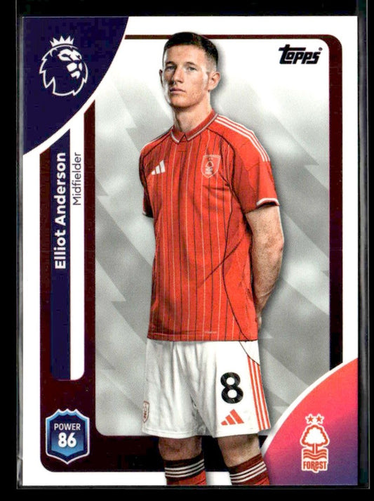 2025-26 Topps Premier League #244 Elliot Anderson