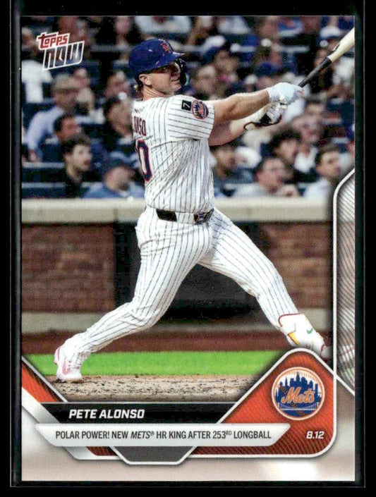 2025 Topps Now #553 Pete Alonso New Mets HR King