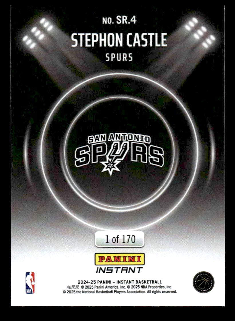 2024-25 Panini Instant NBA Spotlight Rookies #SR.4 Stephon Castle